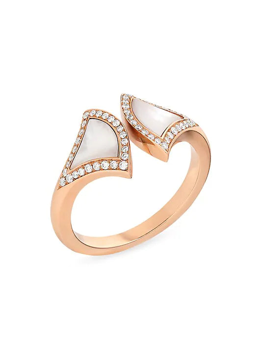 [⭐Clover Jewelry]DREAM MOP DIAMOND OPEN RING