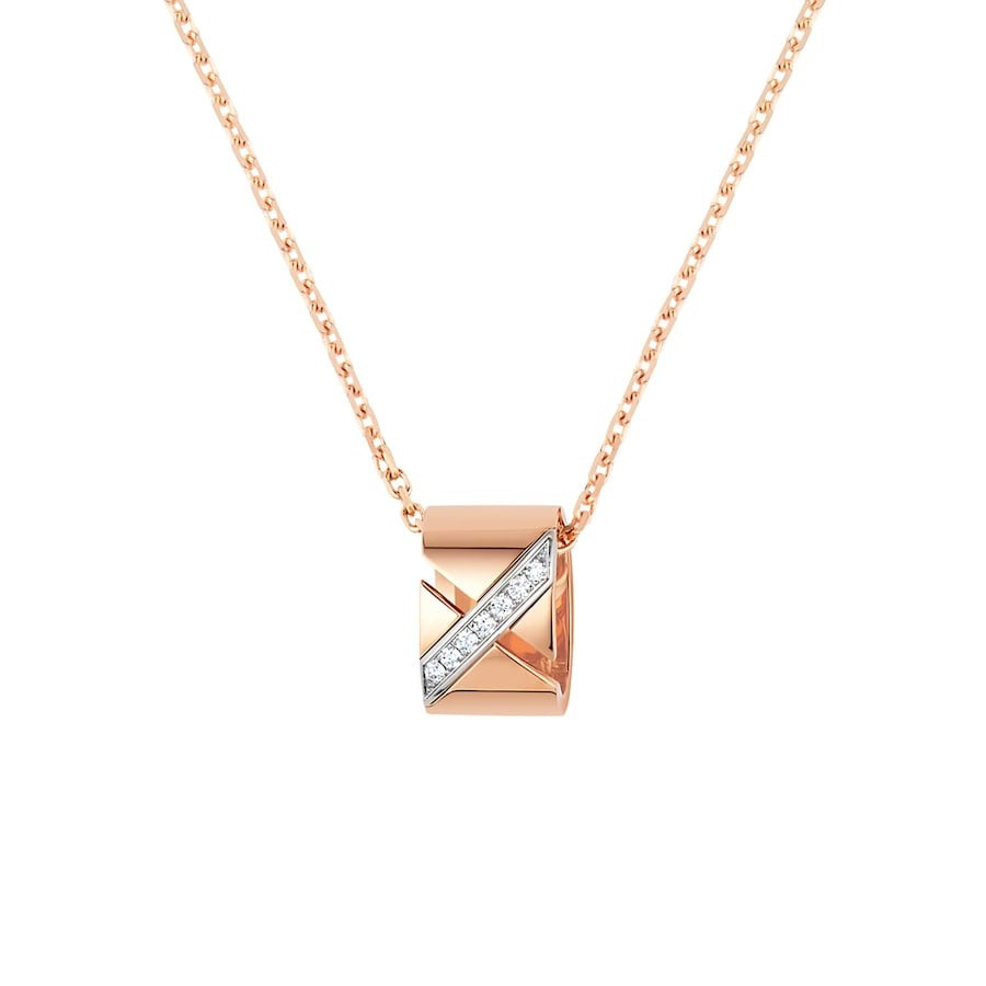 [⭐Clover Jewelry]LIENS EVIDENCE DIAMOND NECKLACE