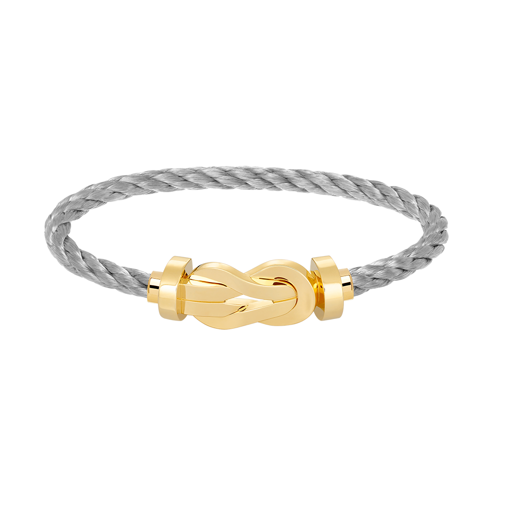 [⭐Clover Jewelry]CHANCE LARGE 8 FIGURE BUCKLE NO DIAMOND BRACELET GOLD