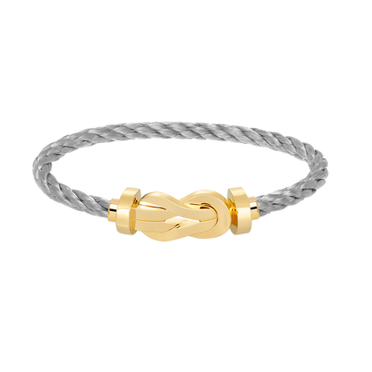 [⭐Clover Jewelry]CHANCE LARGE 8 FIGURE BUCKLE NO DIAMOND BRACELET GOLD