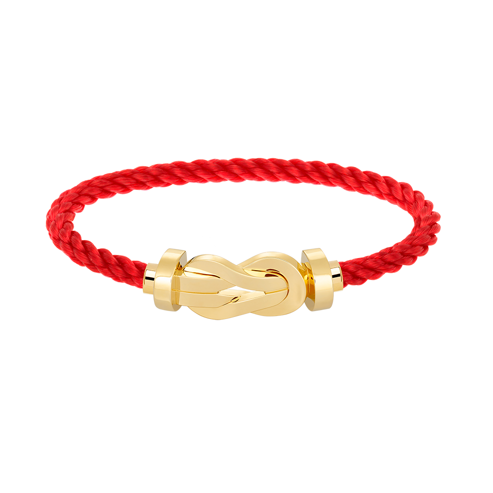 [⭐Clover Jewelry]CHANCE LARGE 8 FIGURE BUCKLE NO DIAMOND BRACELET GOLD