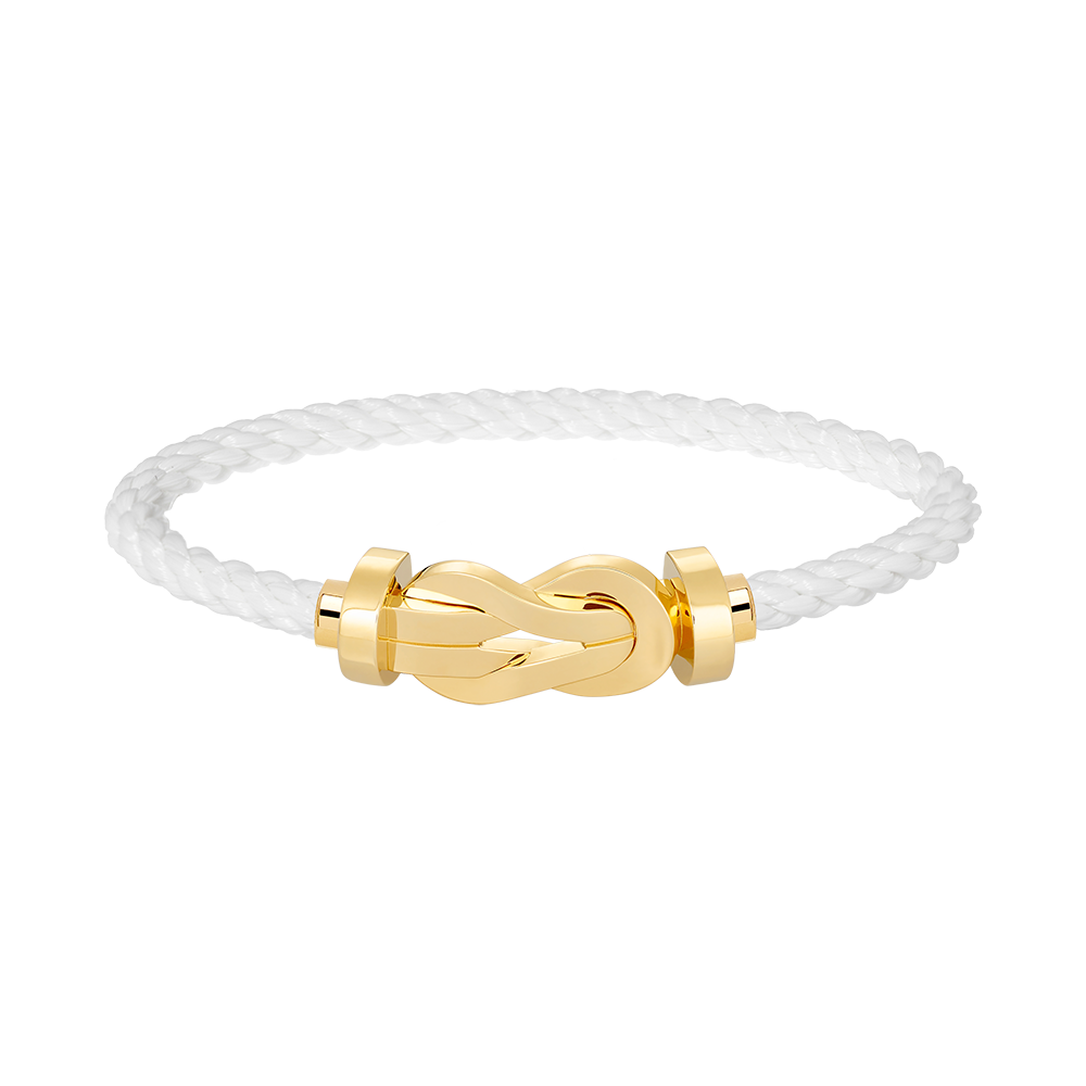 [⭐Clover Jewelry]CHANCE LARGE 8 FIGURE BUCKLE NO DIAMOND BRACELET GOLD