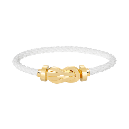 [⭐Clover Jewelry]CHANCE LARGE 8 FIGURE BUCKLE NO DIAMOND BRACELET GOLD