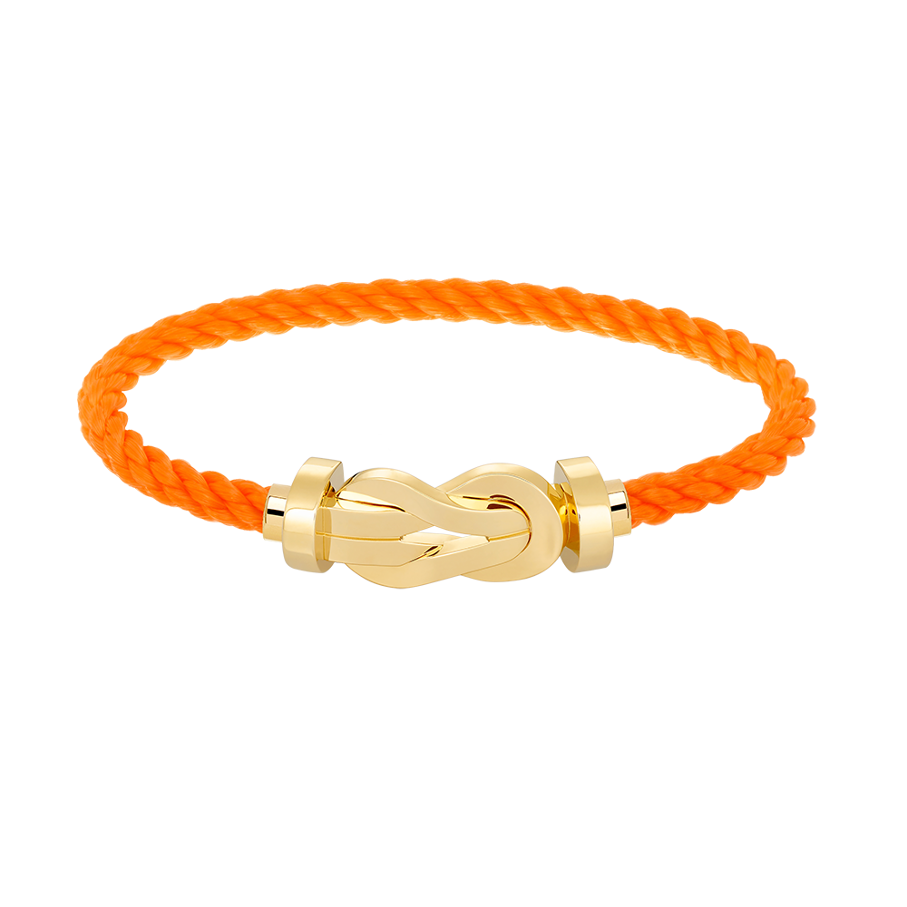 [⭐Clover Jewelry]CHANCE LARGE 8 FIGURE BUCKLE NO DIAMOND BRACELET GOLD