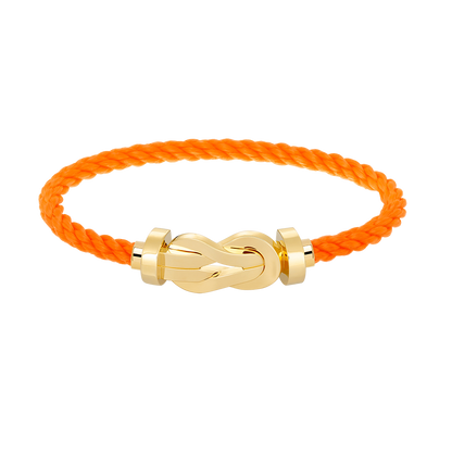 [⭐Clover Jewelry]CHANCE LARGE 8 FIGURE BUCKLE NO DIAMOND BRACELET GOLD