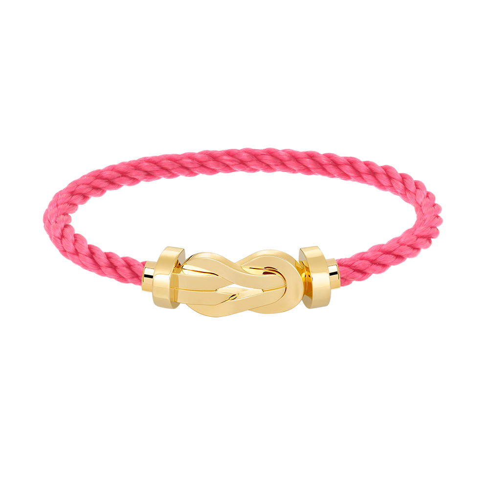 [⭐Clover Jewelry]CHANCE LARGE 8 FIGURE BUCKLE NO DIAMOND BRACELET GOLD