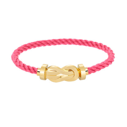 [⭐Clover Jewelry]CHANCE LARGE 8 FIGURE BUCKLE NO DIAMOND BRACELET GOLD
