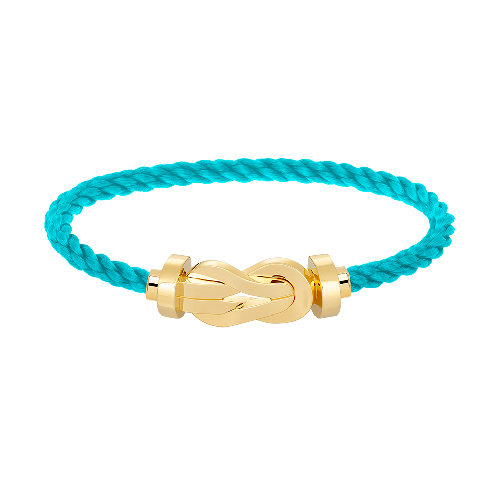 [⭐Clover Jewelry]CHANCE LARGE 8 FIGURE BUCKLE NO DIAMOND BRACELET GOLD