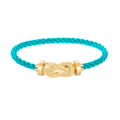 [⭐Clover Jewelry]CHANCE LARGE 8 FIGURE BUCKLE NO DIAMOND BRACELET GOLD