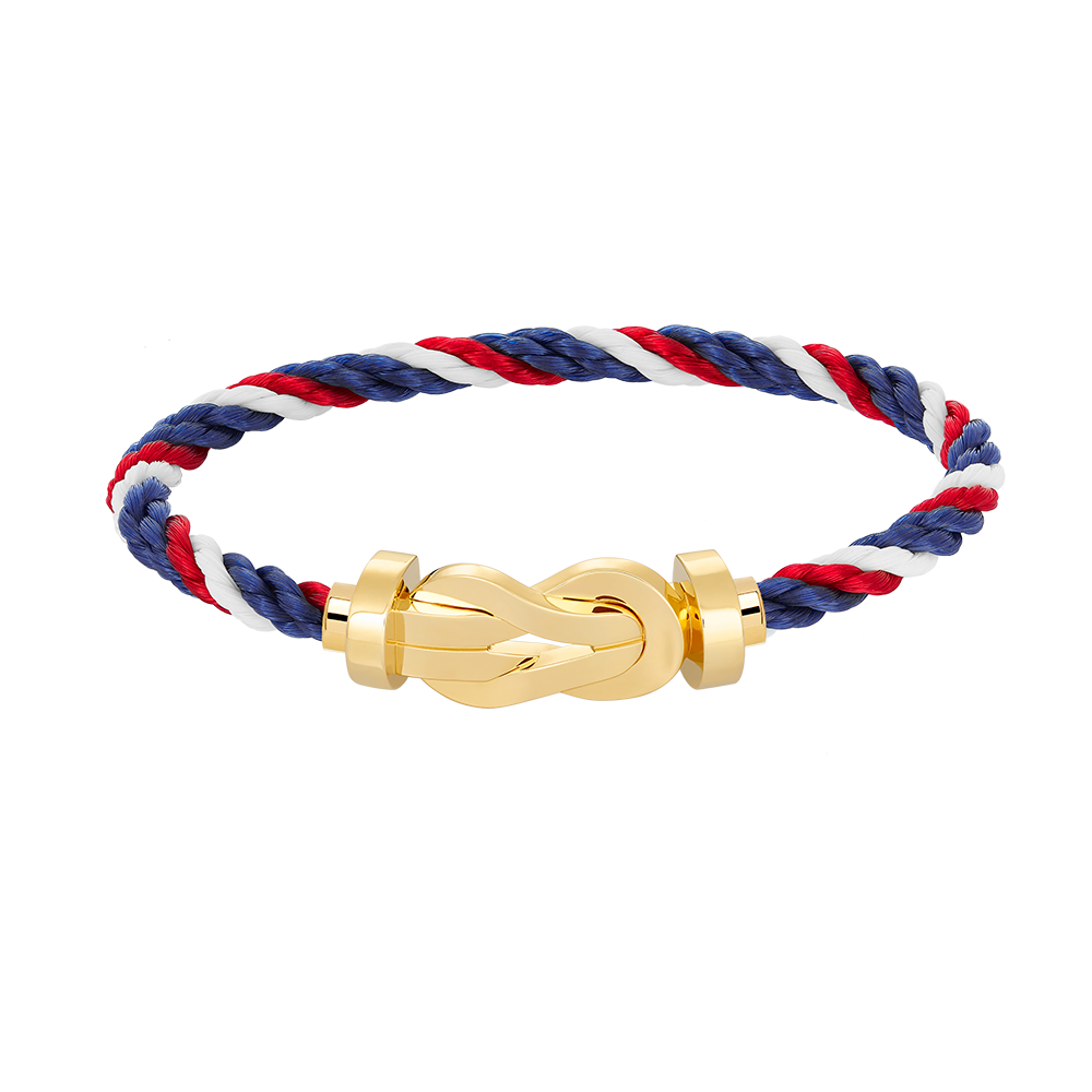 [⭐Clover Jewelry]CHANCE LARGE 8 FIGURE BUCKLE NO DIAMOND BRACELET GOLD