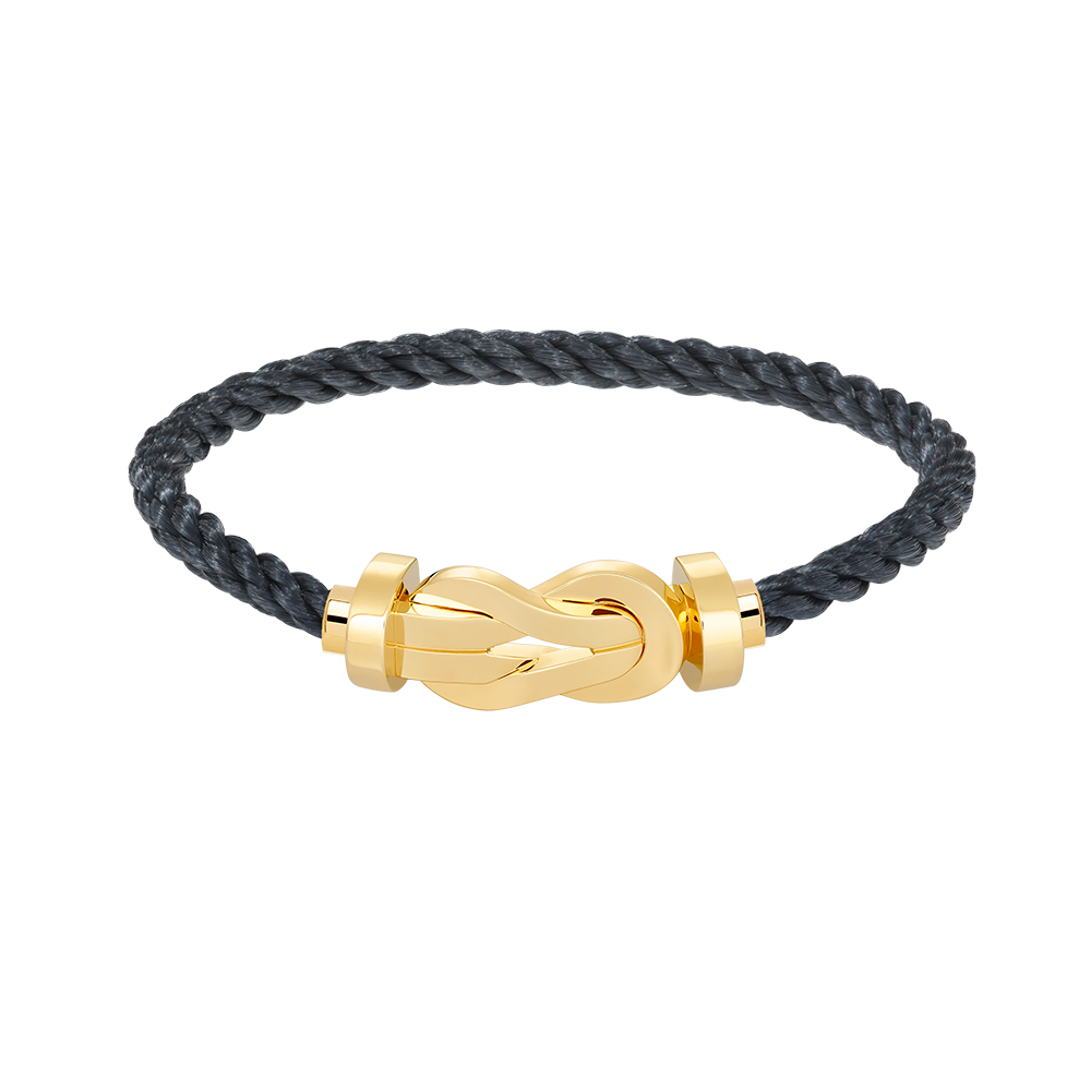 [⭐Clover Jewelry]CHANCE LARGE 8 FIGURE BUCKLE NO DIAMOND BRACELET GOLD