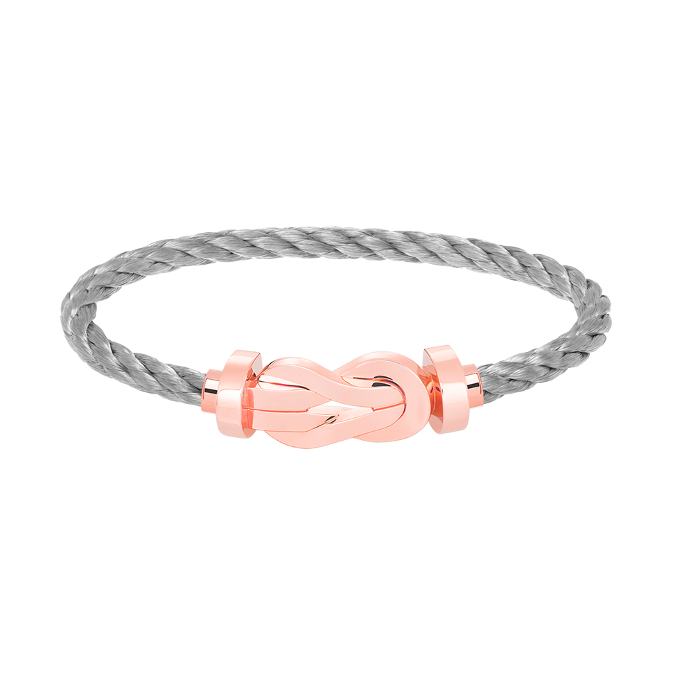 [⭐Clover Jewelry]CHANCE LARGE 8 FIGURE BUCKLE NO DIAMOND BRACELET ROSE GOLD