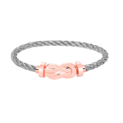 [⭐Clover Jewelry]CHANCE LARGE 8 FIGURE BUCKLE NO DIAMOND BRACELET ROSE GOLD