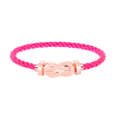 [⭐Clover Jewelry]CHANCE LARGE 8 FIGURE BUCKLE NO DIAMOND BRACELET ROSE GOLD