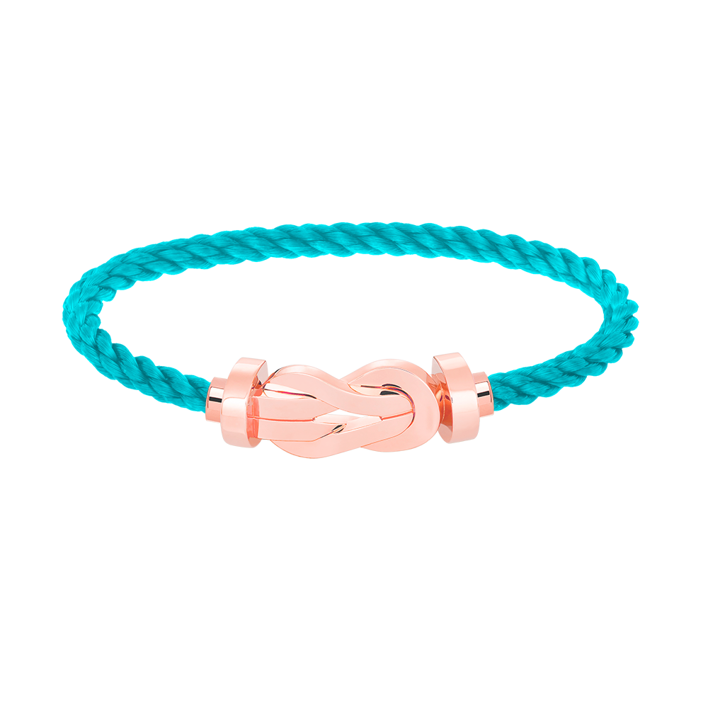 [⭐Clover Jewelry]CHANCE LARGE 8 FIGURE BUCKLE NO DIAMOND BRACELET ROSE GOLD