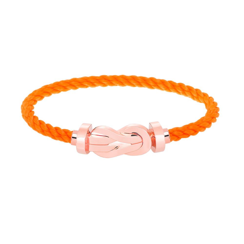 [⭐Clover Jewelry]CHANCE LARGE 8 FIGURE BUCKLE NO DIAMOND BRACELET ROSE GOLD
