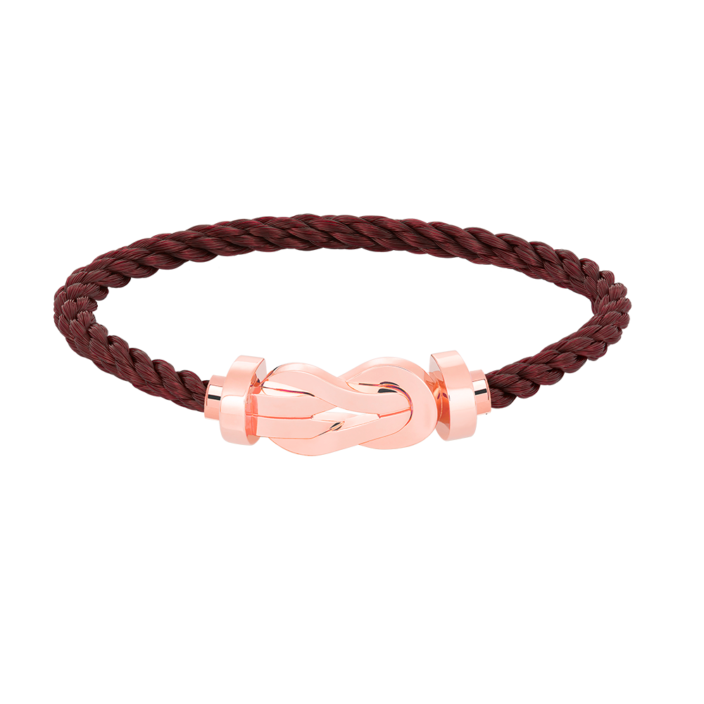 [⭐Clover Jewelry]CHANCE LARGE 8 FIGURE BUCKLE NO DIAMOND BRACELET ROSE GOLD