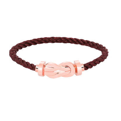 [⭐Clover Jewelry]CHANCE LARGE 8 FIGURE BUCKLE NO DIAMOND BRACELET ROSE GOLD