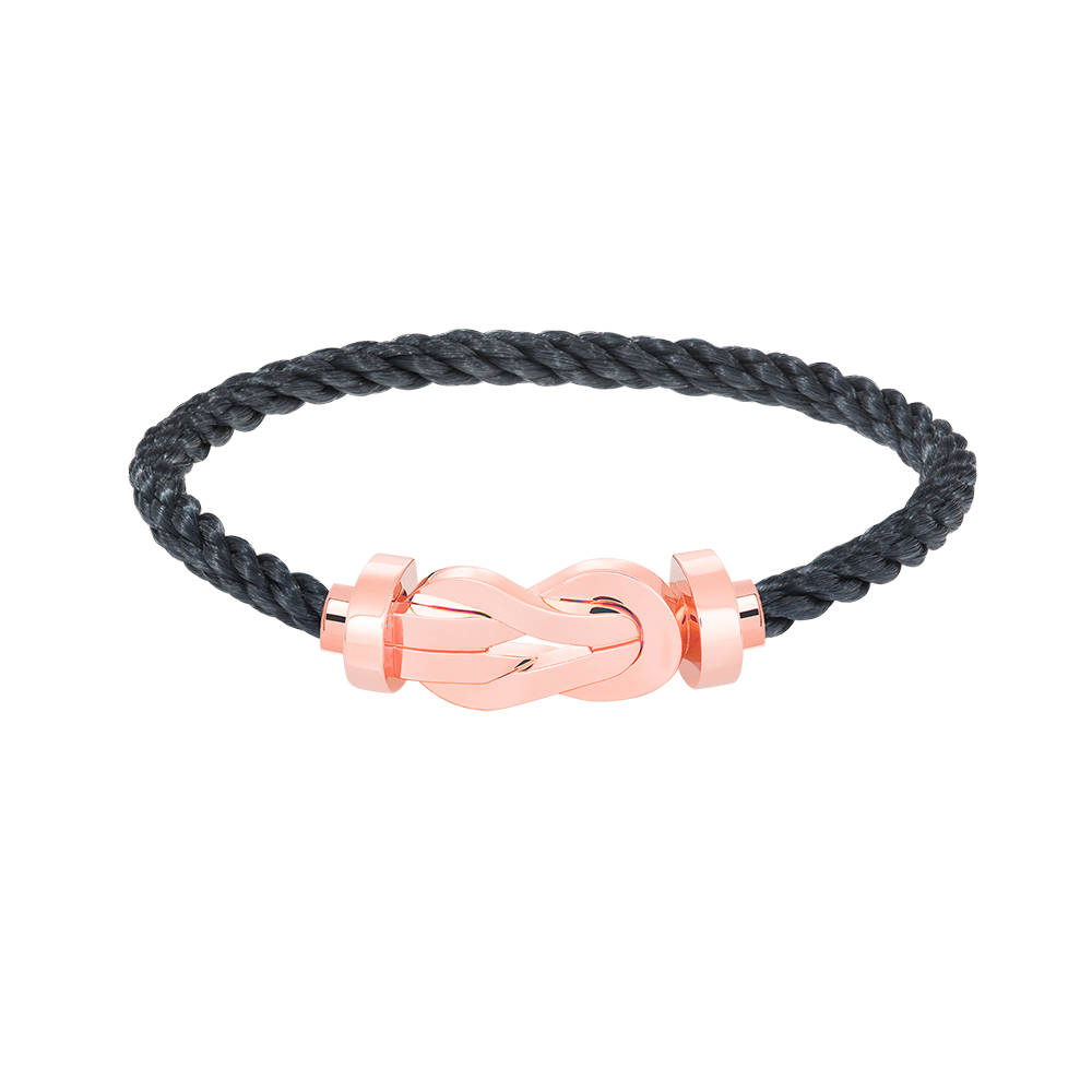 [⭐Clover Jewelry]CHANCE LARGE 8 FIGURE BUCKLE NO DIAMOND BRACELET ROSE GOLD