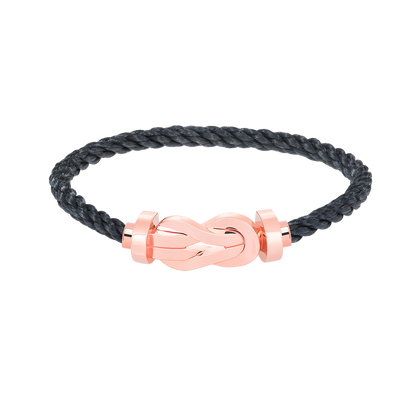 [⭐Clover Jewelry]CHANCE LARGE 8 FIGURE BUCKLE NO DIAMOND BRACELET ROSE GOLD