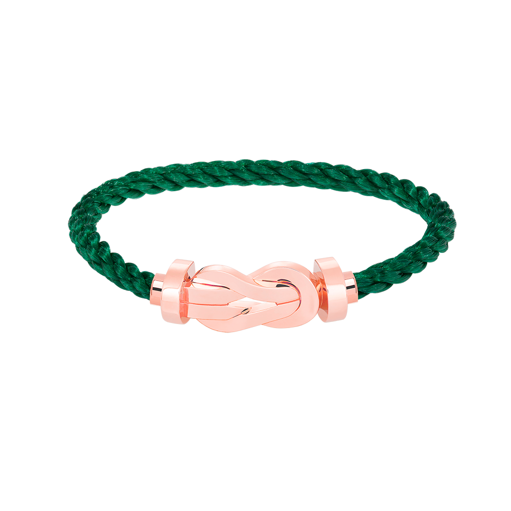 [⭐Clover Jewelry]CHANCE LARGE 8 FIGURE BUCKLE NO DIAMOND BRACELET ROSE GOLD