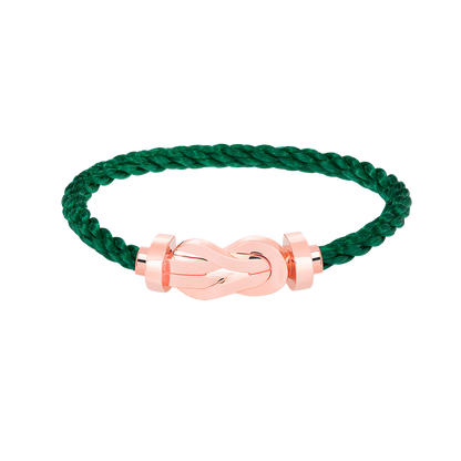 [⭐Clover Jewelry]CHANCE LARGE 8 FIGURE BUCKLE NO DIAMOND BRACELET ROSE GOLD