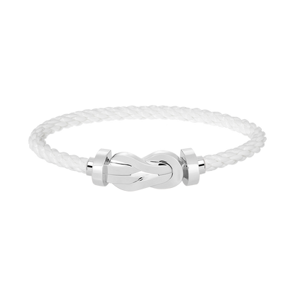 [⭐Clover Jewelry]CHANCE LARGE 8 FIGURE BUCKLE NO DIAMOND BRACELET SILVER