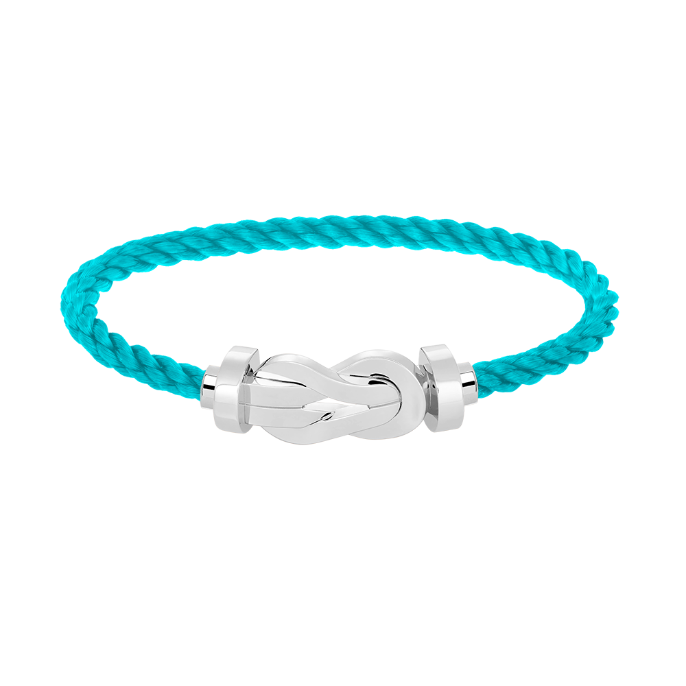 [⭐Clover Jewelry]CHANCE LARGE 8 FIGURE BUCKLE NO DIAMOND BRACELET SILVER