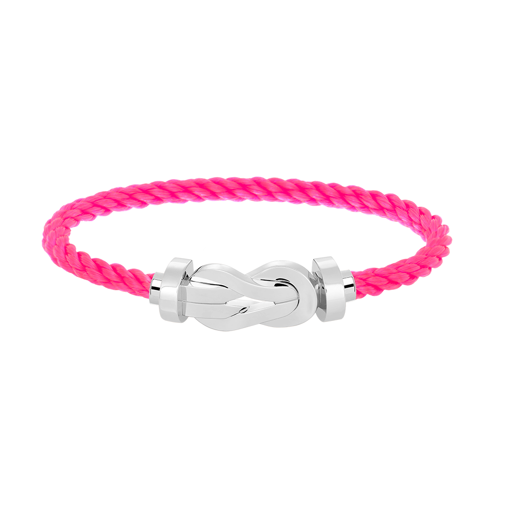 [⭐Clover Jewelry]CHANCE LARGE 8 FIGURE BUCKLE NO DIAMOND BRACELET SILVER