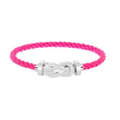 [⭐Clover Jewelry]CHANCE LARGE 8 FIGURE BUCKLE NO DIAMOND BRACELET SILVER