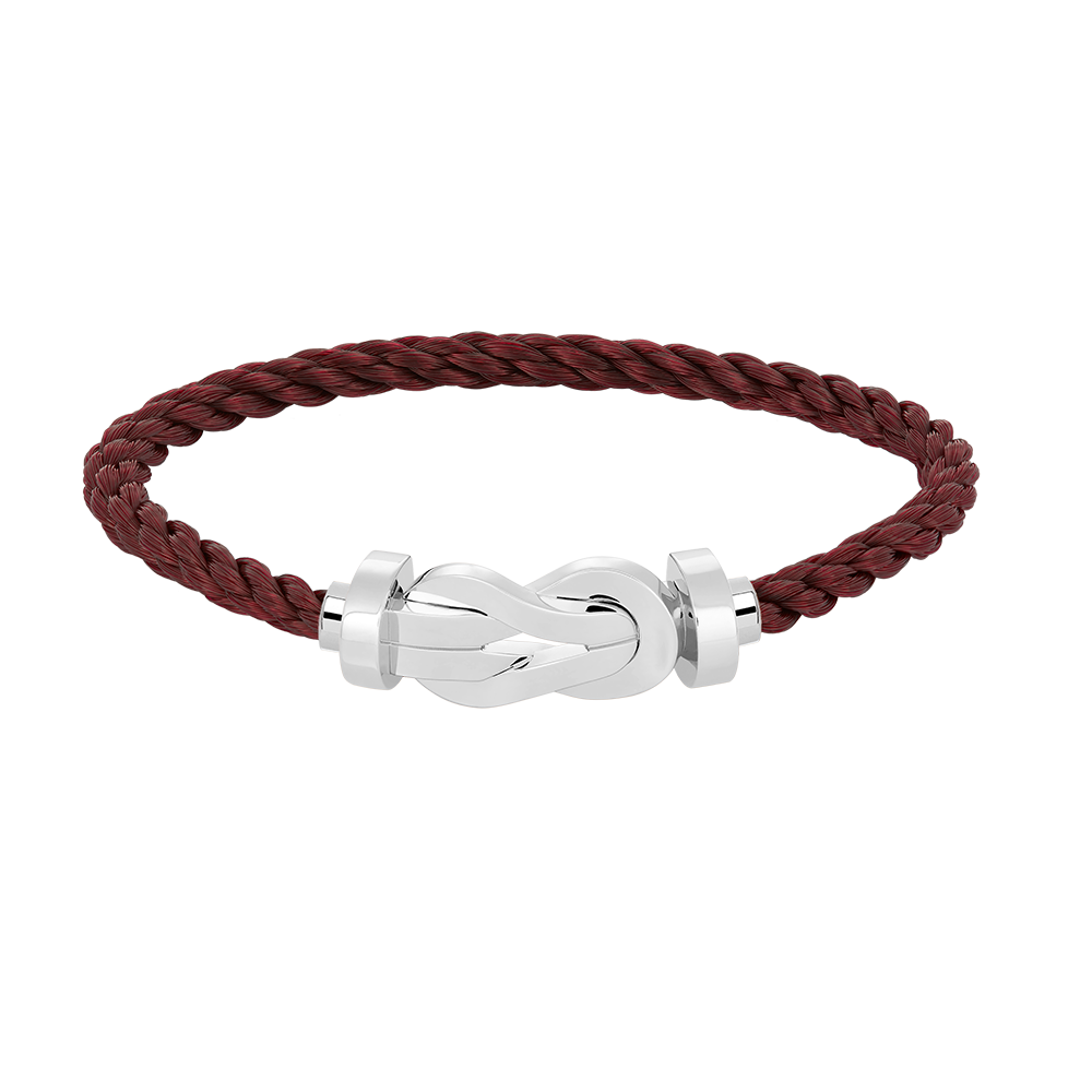[⭐Clover Jewelry]CHANCE LARGE 8 FIGURE BUCKLE NO DIAMOND BRACELET SILVER
