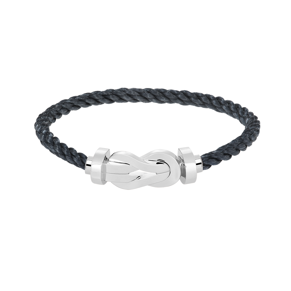 [⭐Clover Jewelry]CHANCE LARGE 8 FIGURE BUCKLE NO DIAMOND BRACELET SILVER