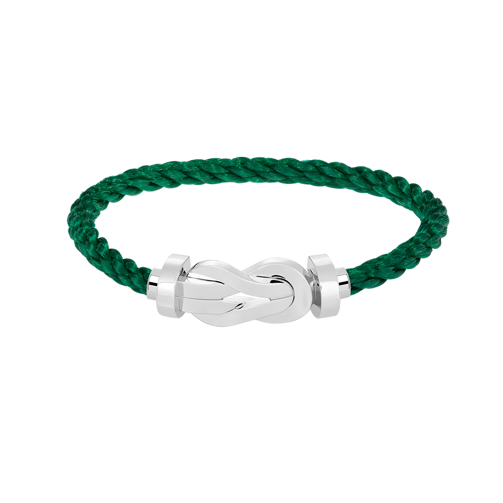 [⭐Clover Jewelry]CHANCE LARGE 8 FIGURE BUCKLE NO DIAMOND BRACELET SILVER