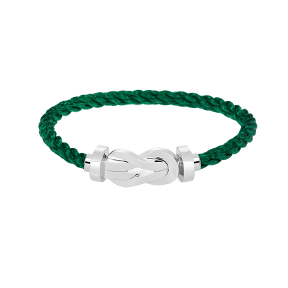 [⭐Clover Jewelry]CHANCE LARGE 8 FIGURE BUCKLE NO DIAMOND BRACELET SILVER