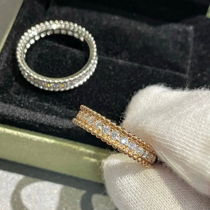 [⭐Clover Jewelry]PERLEE DIAMOND ROSE GOLD RING