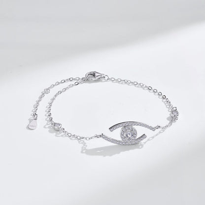 [⭐Clover Jewelry]Demo Eye Pave-Set Diamond Bracelet