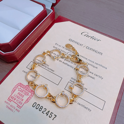 [⭐Clover Jewelry Jewelry] LOVE&JUSTE BRACELET DIAMONDS