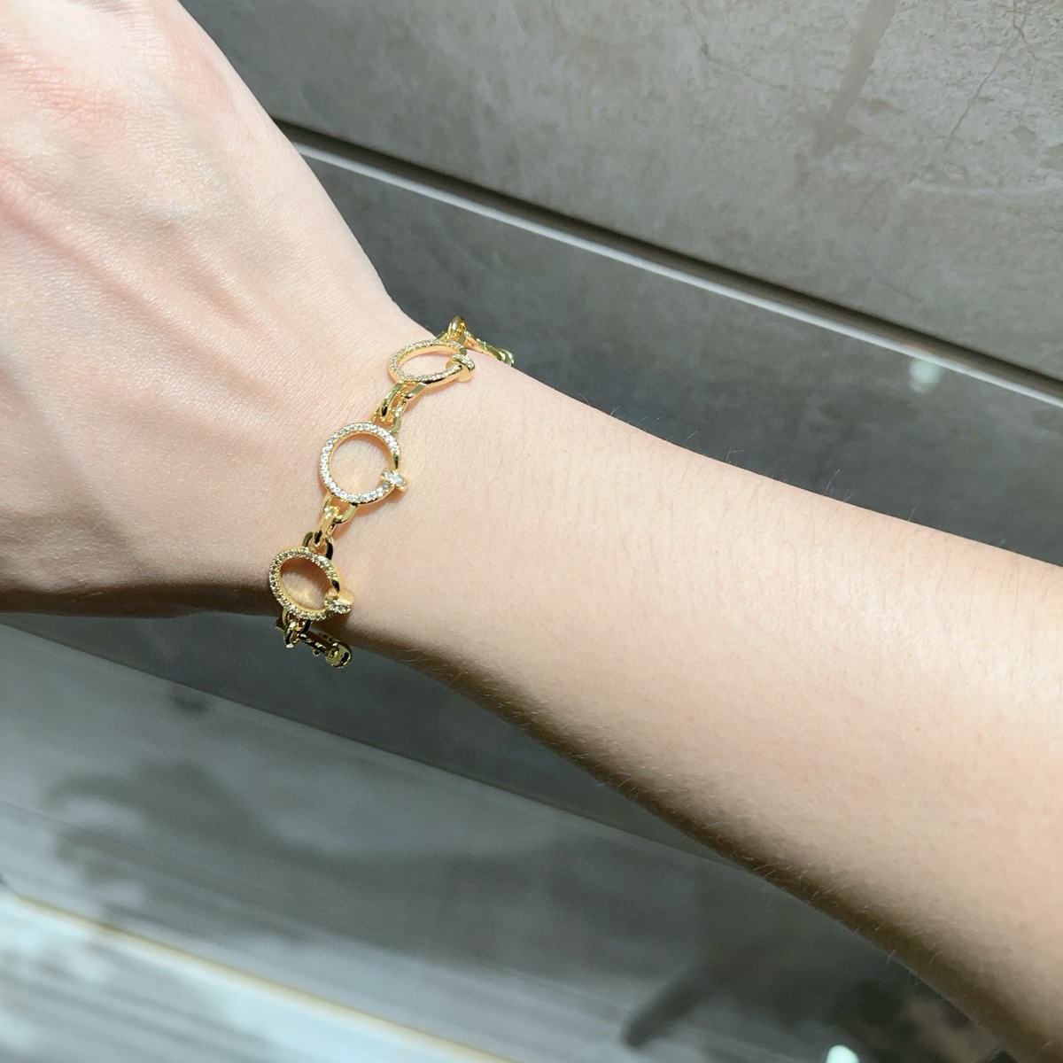 [⭐Clover Jewelry Jewelry] LOVE&JUSTE BRACELET DIAMONDS