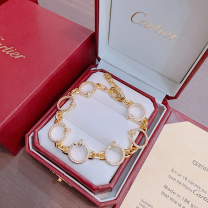 [⭐Clover Jewelry Jewelry] LOVE&JUSTE BRACELET DIAMONDS