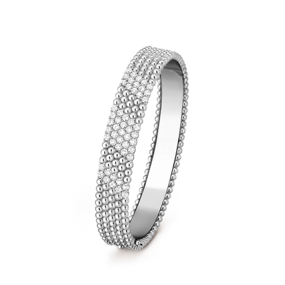 [⭐Clover Jewelry]  FIVE-ROW DIAMOND BRACELET