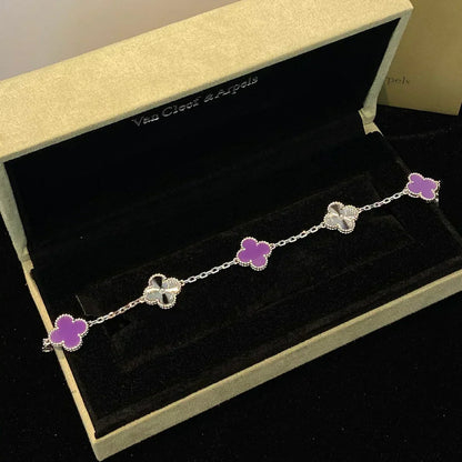 [⭐Clover Jewelry] CLOVER 5 MOTIF VIOLET BRACELET COLLECTION