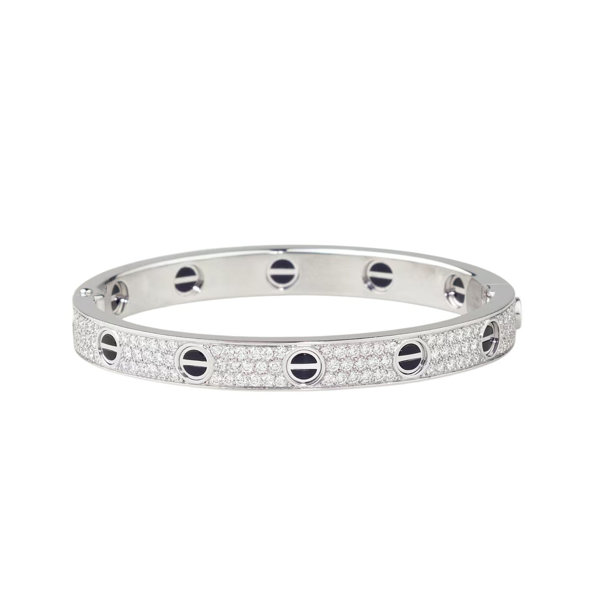[⭐Clover Jewelry]LOVE BRACELET 6.1MM DIAMOND-PAVED CERAMIC