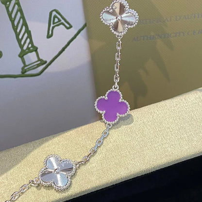 [⭐Clover Jewelry] CLOVER 5 MOTIF VIOLET BRACELET COLLECTION