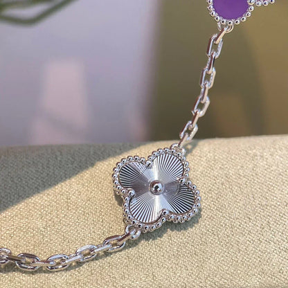 [⭐Clover Jewelry] CLOVER 5 MOTIF VIOLET BRACELET COLLECTION