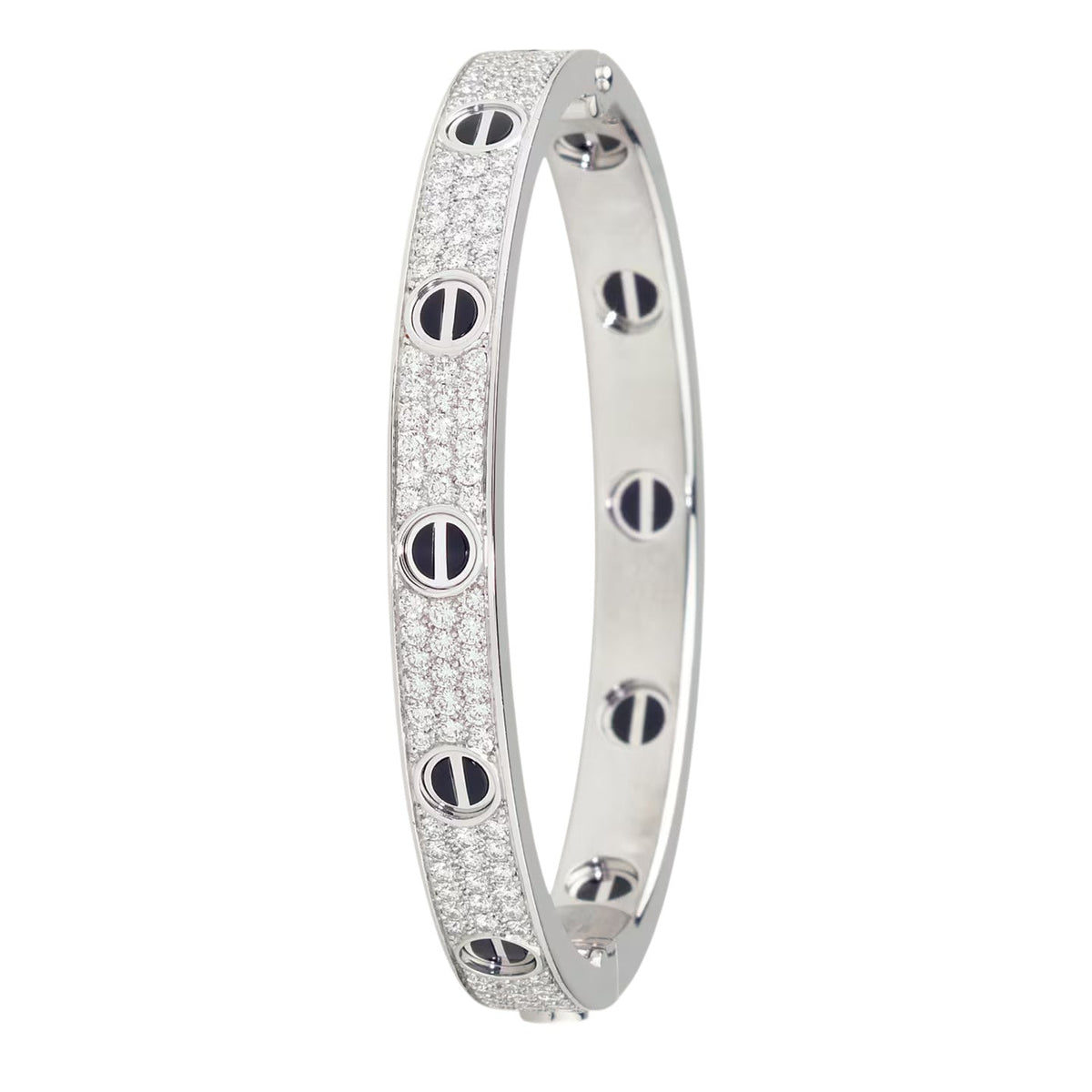 [⭐Clover Jewelry]LOVE BRACELET 6.1MM DIAMOND-PAVED CERAMIC