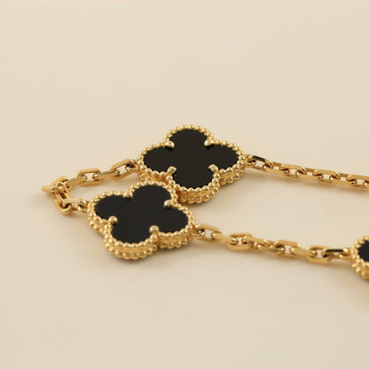 [⭐Clover Jewelry] CLOVER 5 MOTIF ONYXS BRACELET COLLECTION