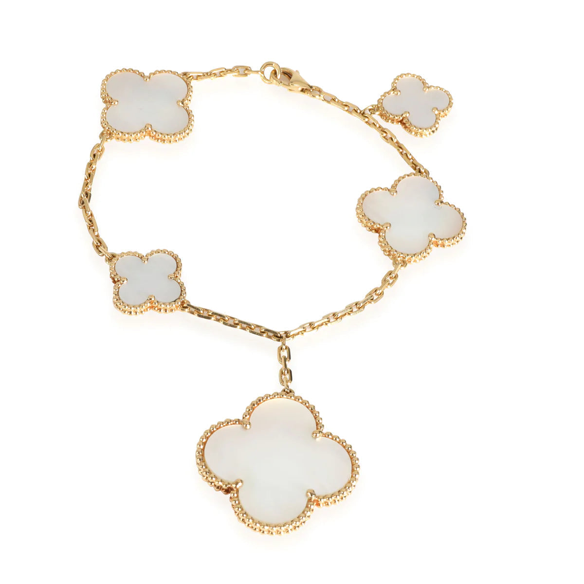 [⭐Clover Jewelry]MAGIC CLOVER MOP GOLD BRACELET 5 MOTIFS