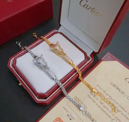 [⭐Clover Jewelry Jewelry] PANTHERE  BRACELET DIAMONDS