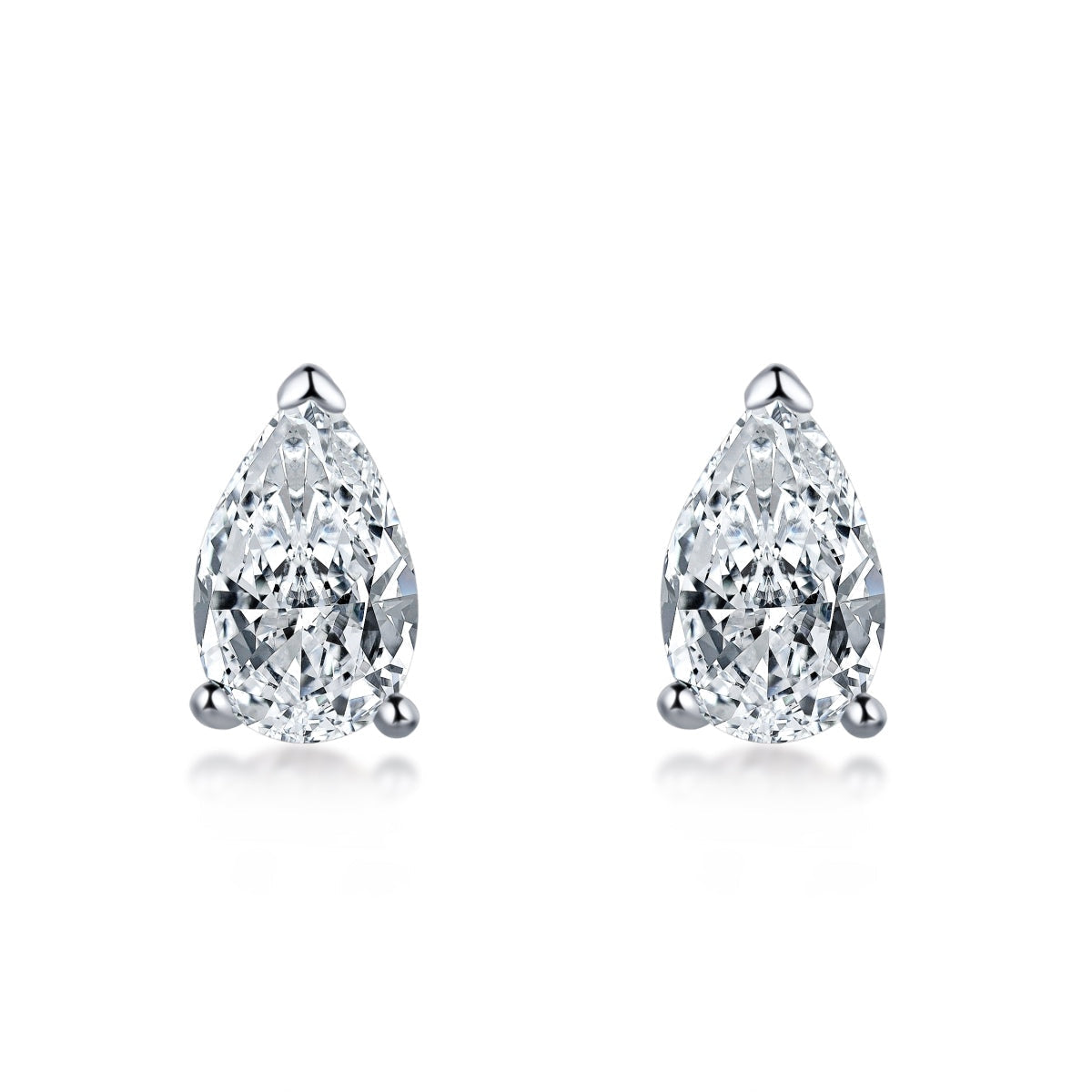 [Clover Jewelry]Ornate Water Drop Shape Earrings