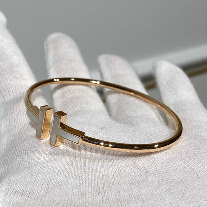 [Clover Jewelry]T BRACELET 1.8MM MOP PINK GOLD